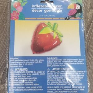 New Strawberry inflatable Decor 21.5 in